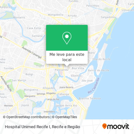 Hospital Unimed Recife I mapa