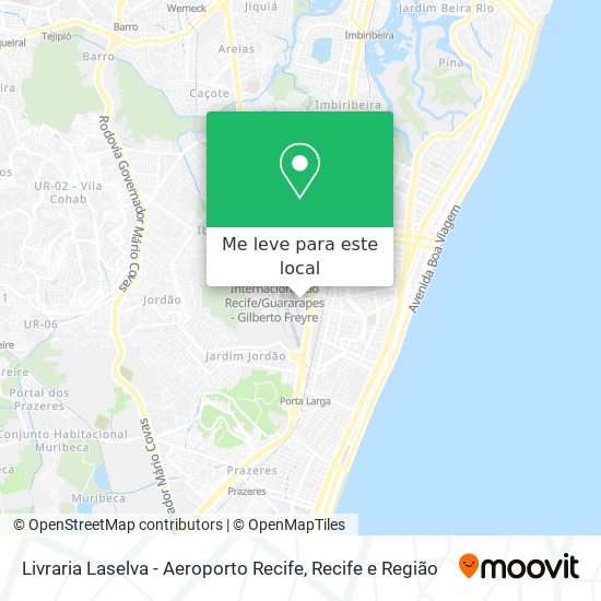 Livraria Laselva - Aeroporto Recife mapa