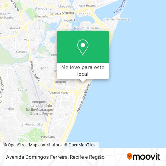 Avenida Domingos Ferreira mapa