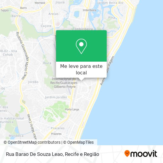 Rua Barao De Souza Leao mapa