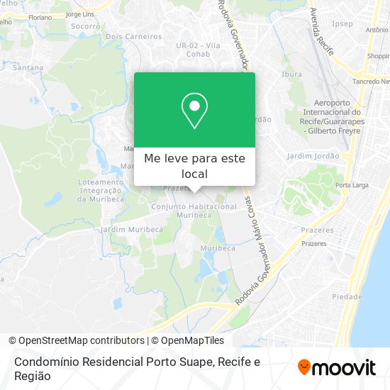 Condomínio Residencial Porto Suape mapa