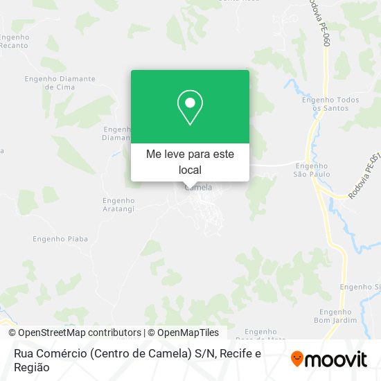 Rua Comércio (Centro de Camela) S / N mapa