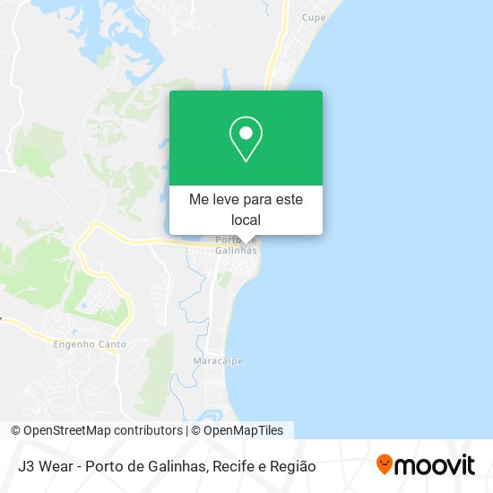 J3 Wear - Porto de Galinhas mapa