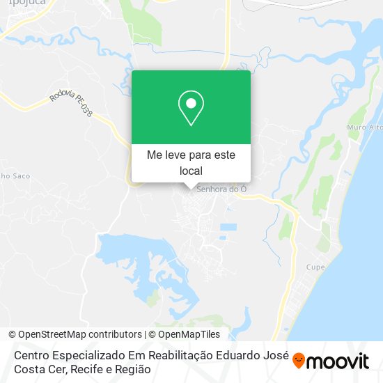 Centro Especializado Em Reabilitação Eduardo José Costa Cer mapa