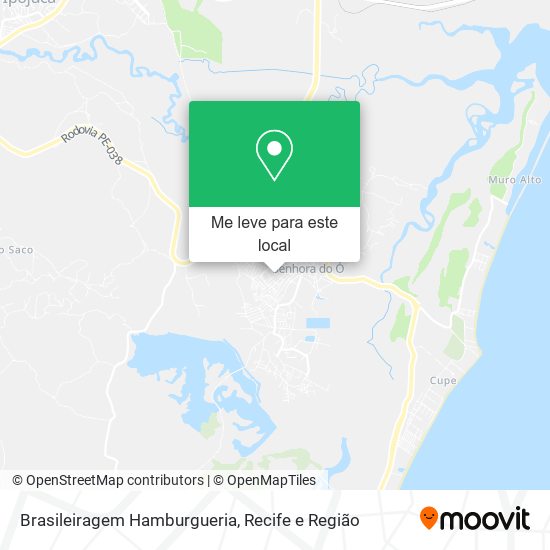Brasileiragem Hamburgueria mapa