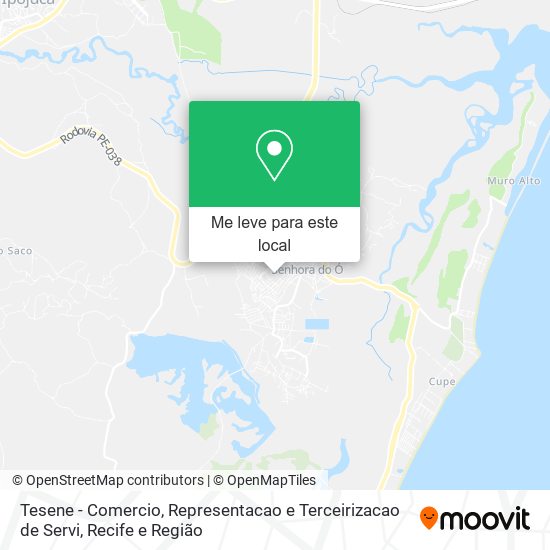 Tesene - Comercio, Representacao e Terceirizacao de Servi mapa