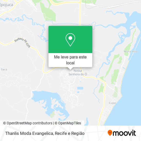 Thanlis Moda Evangelica mapa
