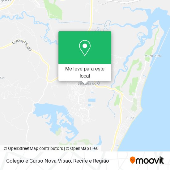 Colegio e Curso Nova Visao mapa