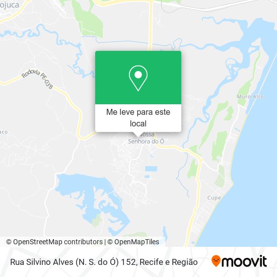 Rua Silvino Alves (N. S. do Ó) 152 mapa