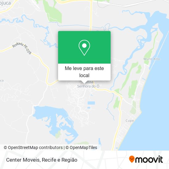 Center Moveis mapa