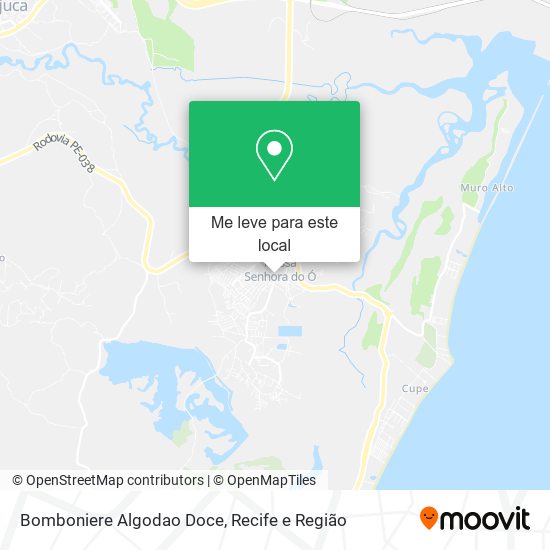 Bomboniere Algodao Doce mapa