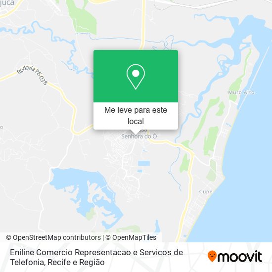 Eniline Comercio Representacao e Servicos de Telefonia mapa