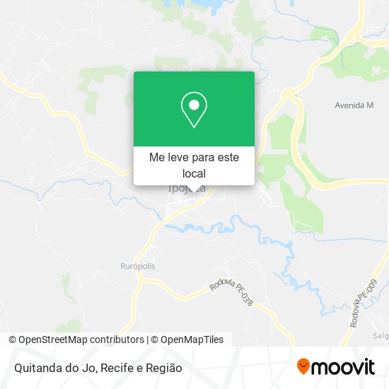 Quitanda do Jo mapa