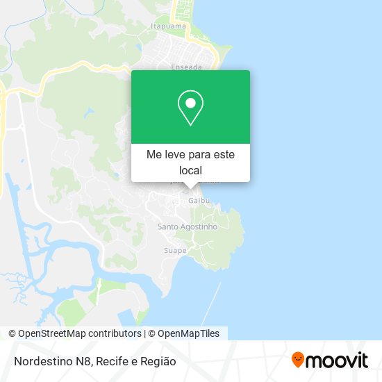 Nordestino N8 mapa