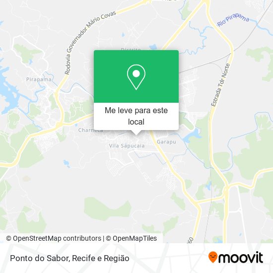 Ponto do Sabor mapa