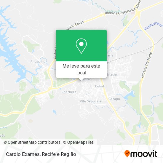 Cardio Exames mapa