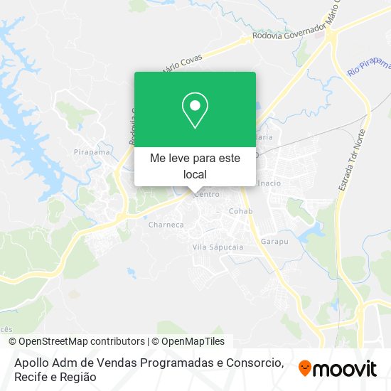 Apollo Adm de Vendas Programadas e Consorcio mapa