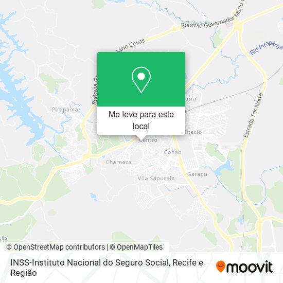 INSS-Instituto Nacional do Seguro Social mapa
