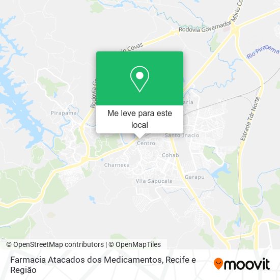 Farmacia Atacados dos Medicamentos mapa