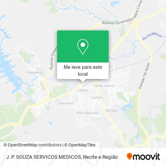 J. P. SOUZA SERVICOS MEDICOS mapa
