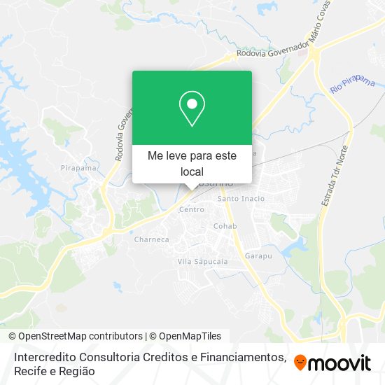 Intercredito Consultoria Creditos e Financiamentos mapa