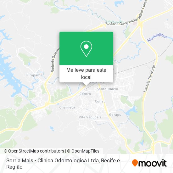 Sorria Mais - Clinica Odontologica Ltda mapa