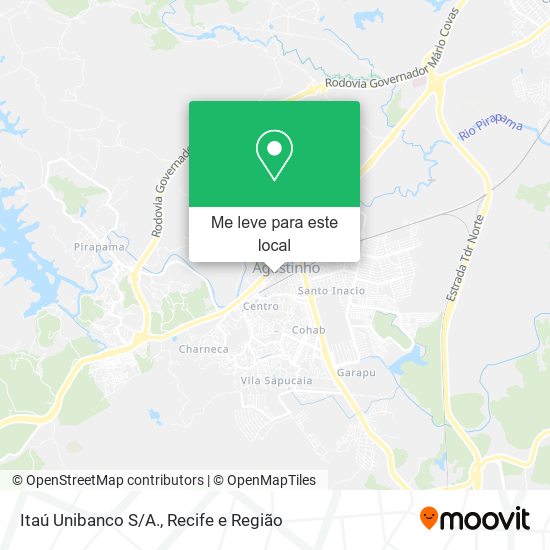 Itaú Unibanco S/A. mapa