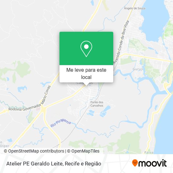 Atelier PE Geraldo Leite mapa