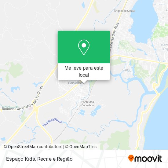 Espaço Kids mapa