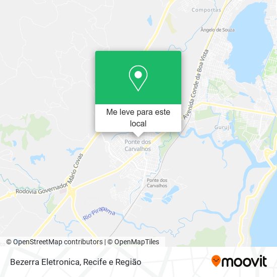 Bezerra Eletronica mapa