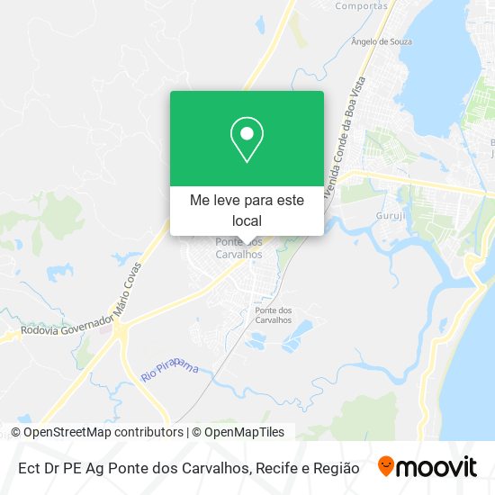 Ect Dr PE Ag Ponte dos Carvalhos mapa