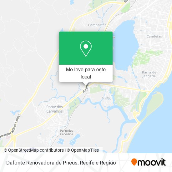 Dafonte Renovadora de Pneus mapa