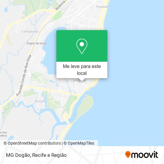 MG Dogão mapa