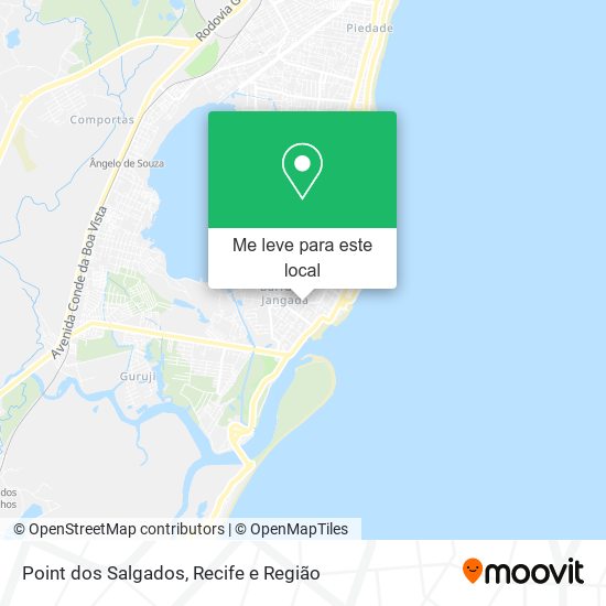 Point dos Salgados mapa