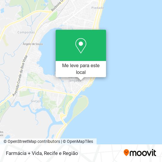 Farmácia + Vida mapa