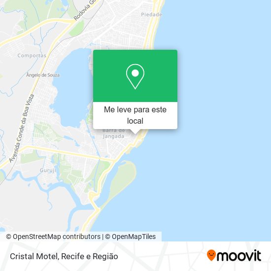 Cristal Motel mapa