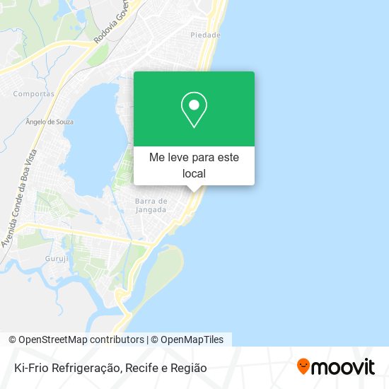 Ki-Frio Refrigeração mapa