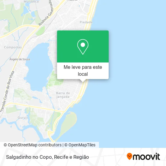 Salgadinho no Copo mapa