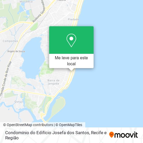 Condomínio do Edifício Josefa dos Santos mapa