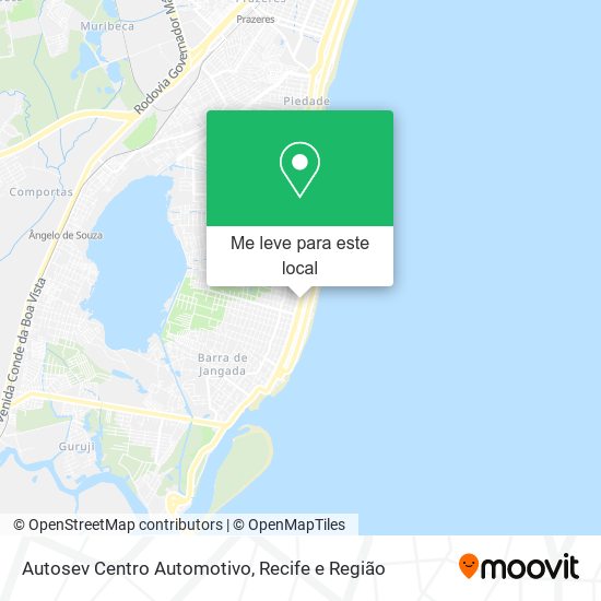 Autosev Centro Automotivo mapa