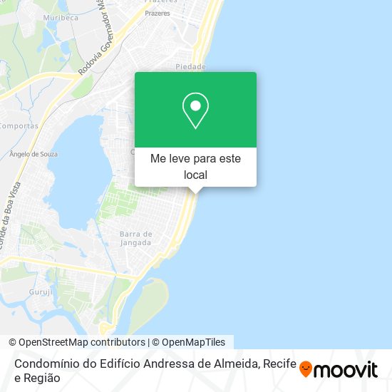 Condomínio do Edifício Andressa de Almeida mapa