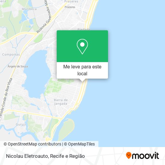 Nicolau Eletroauto mapa