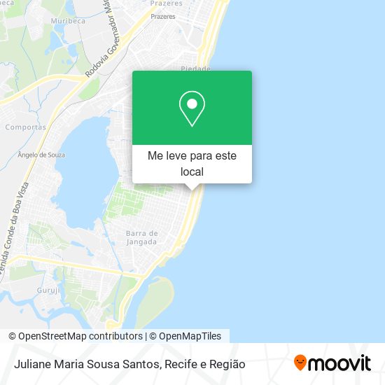 Juliane Maria Sousa Santos mapa