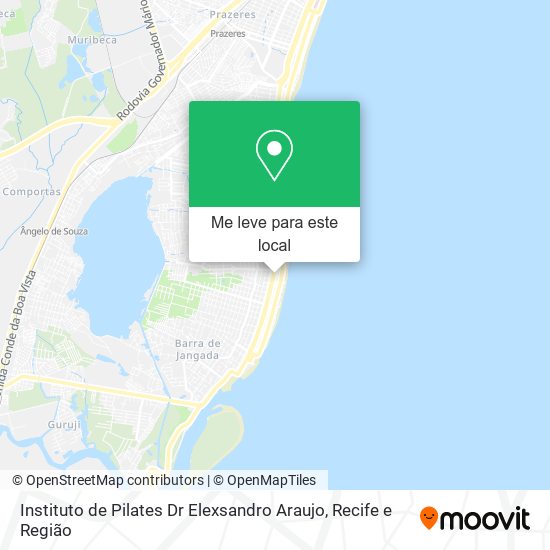 Instituto de Pilates Dr Elexsandro Araujo mapa
