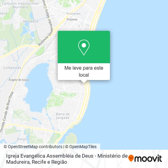 Igreja Evangélica Assembléia de Deus - Ministério de Madureira mapa