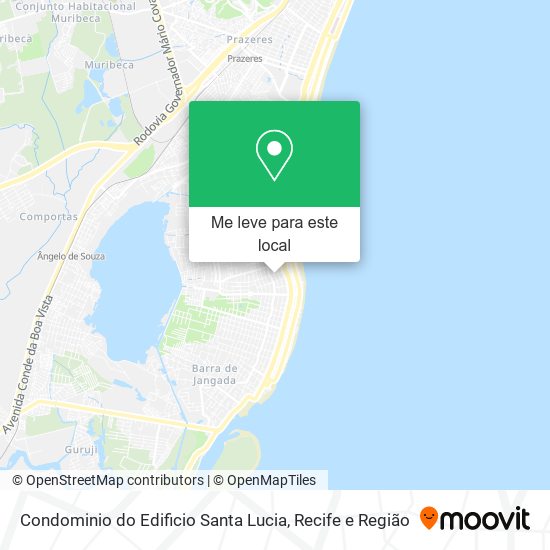 Condominio do Edificio Santa Lucia mapa