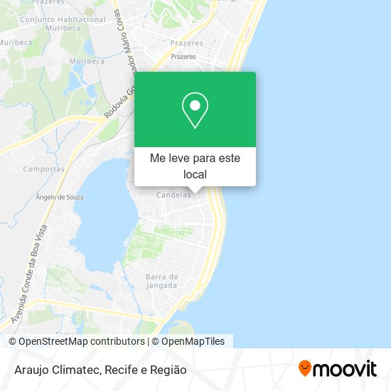Araujo Climatec mapa