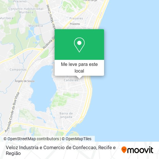 Veloz Industria e Comercio de Confeccao mapa