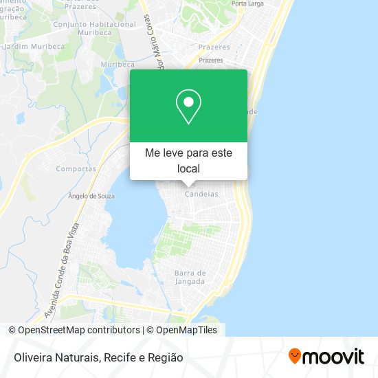 Oliveira Naturais mapa