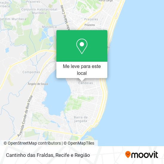 Cantinho das Fraldas mapa